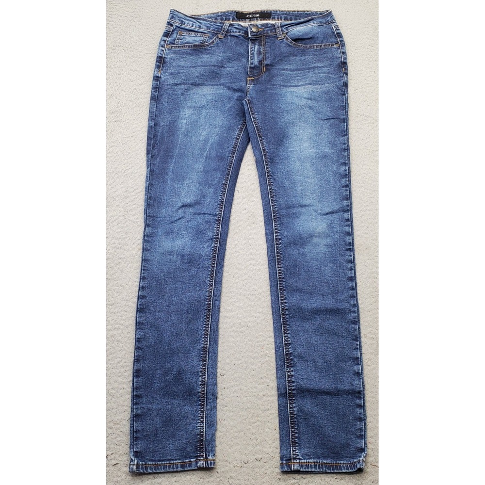Joe's Skinny Jeans Womens 16 Blue Denim Streetwear Double Stitch 5-Pocket Design
